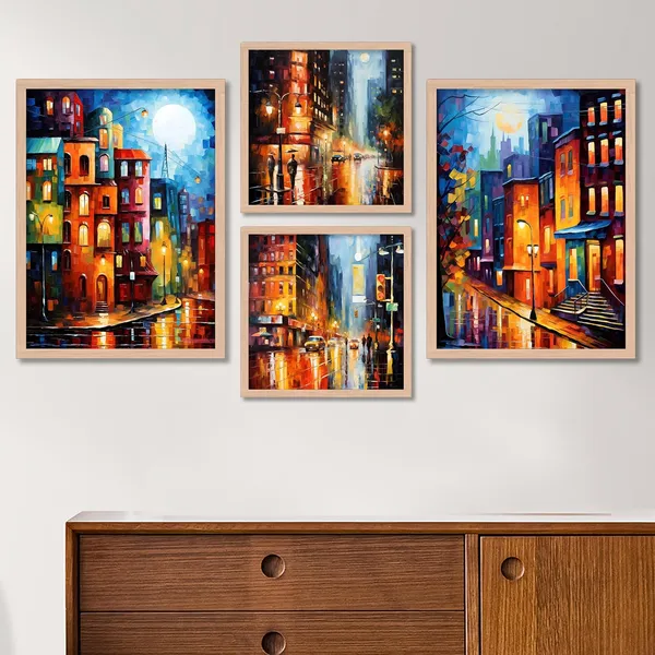 ARTELLY_Painting_For_Wall_Decoration_-_Wall_Painting_For_Living_Room_-_Aesthetic_Poster_Frames_Bedroom_Office_Wall_Decor_Framed_(Set_of_4)_(Large,_Modern_Art_3)