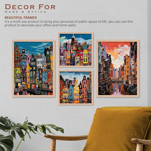 ARTELLY_Painting_For_Wall_Decoration_-_Wall_Painting_For_Living_Room_-_Aesthetic_Poster_Frames_Bedroom_Office_Wall_Decor_Framed_(Set_of_4)_(Large,_Modern_Art_10)