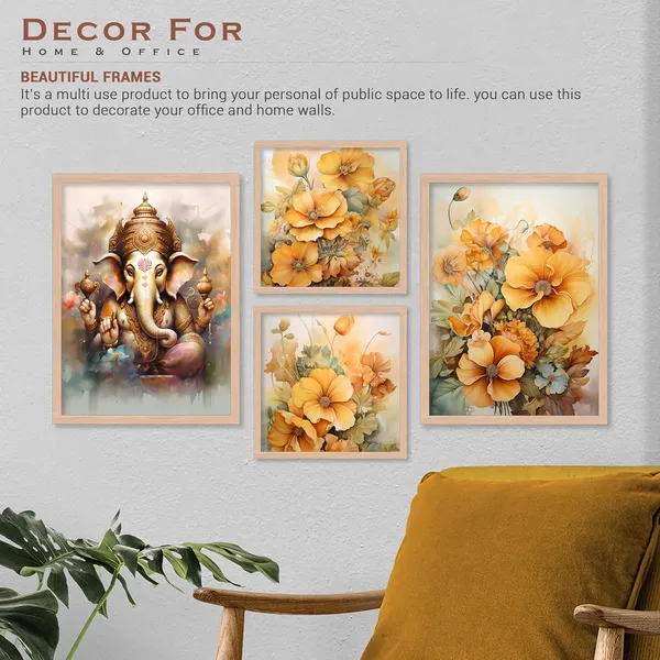 ARTELLY_Wall_Painting_For_Living_Room_-_Painting_For_Wall_Decoration_-_Frames_For_Wall_Decor_-_Framed_Posters_For_Bedroom_(Set_of_4)_(Medium,_Artwork_3)