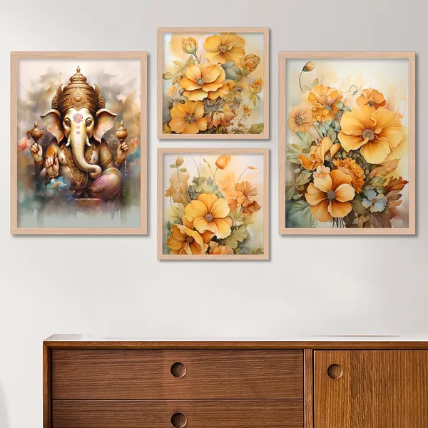ARTELLY_Wall_Painting_For_Living_Room_-_Painting_For_Wall_Decoration_-_Frames_For_Wall_Decor_-_Framed_Posters_For_Bedroom_(Set_of_4)_(Medium,_Artwork_3)