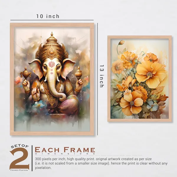 ARTELLY_Wall_Painting_For_Living_Room_-_Painting_For_Wall_Decoration_-_Frames_For_Wall_Decor_-_Framed_Posters_For_Bedroom_(Set_of_4)_(Medium,_Artwork_3)