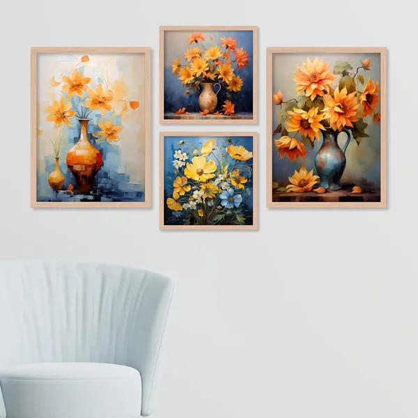 ARTELLY_Wall_Painting_For_Living_Room_-_Painting_For_Wall_Decoration_-_Frames_For_Wall_Decor_-_Framed_Posters_For_Bedroom_(Set_of_4)_(Medium,_Artwork_1)