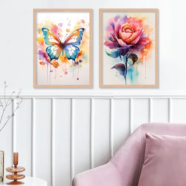 ARTELLY_Wall_Painting_For_Living_Room_-_Painting_For_Wall_Decoration_-_Frames_For_Wall_Decor_-_Framed_Posters_For_Bedroom_(Set_of_4)_(Medium,_Artwork_8)