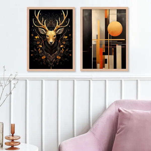 ARTELLY_Painting_For_Wall_Decoration_-_Home_Decor_Wall_Framed_Art_-_Wall_Painting/Posters_For_Living_Room_Bedroom_-_Frames_For_Ofice_(Set_of_4)_(Medium,_Modern_5)