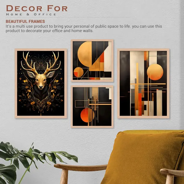 ARTELLY_Painting_For_Wall_Decoration_-_Home_Decor_Wall_Framed_Art_-_Wall_Painting/Posters_For_Living_Room_Bedroom_-_Frames_For_Ofice_(Set_of_4)_(Medium,_Modern_5)