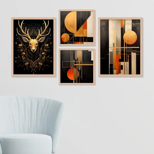 ARTELLY_Painting_For_Wall_Decoration_-_Home_Decor_Wall_Framed_Art_-_Wall_Painting/Posters_For_Living_Room_Bedroom_-_Frames_For_Ofice_(Set_of_4)_(Medium,_Modern_5)