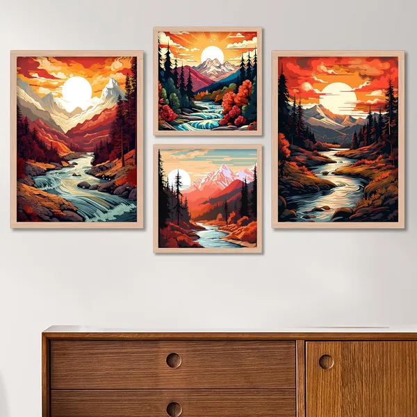 ARTELLY_Wall_Painting_For_Living_Room_Bedroom_-_Framed_Wall_Art_-_Painting_For_Wall_Decoration_-_Office_Frames_For_Wall_Decor_(Set_Of_4)_(Medium,_Modern_9)