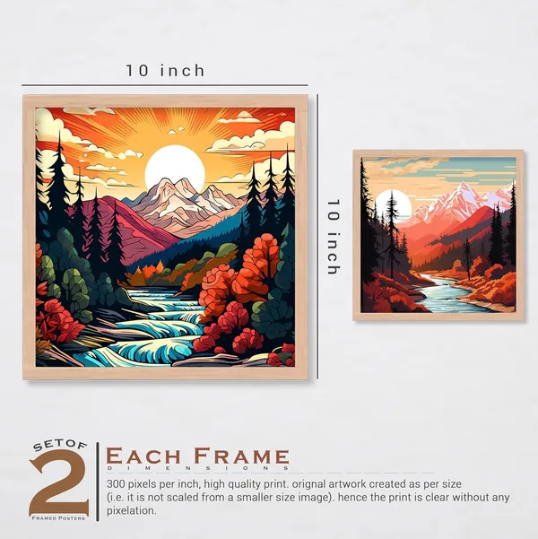 ARTELLY_Wall_Painting_For_Living_Room_Bedroom_-_Framed_Wall_Art_-_Painting_For_Wall_Decoration_-_Office_Frames_For_Wall_Decor_(Set_Of_4)_(Medium,_Modern_9)