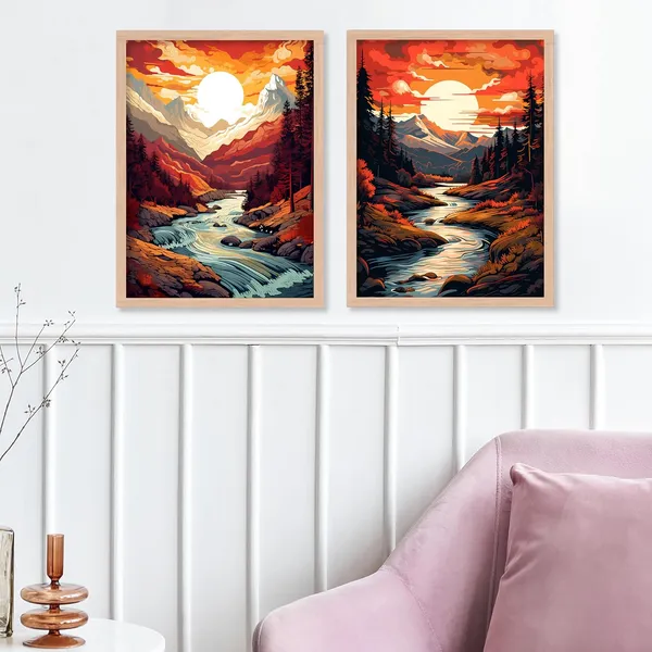 ARTELLY_Wall_Painting_For_Living_Room_Bedroom_-_Framed_Wall_Art_-_Painting_For_Wall_Decoration_-_Office_Frames_For_Wall_Decor_(Set_Of_4)_(Medium,_Modern_9)