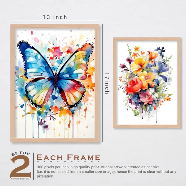 ARTELLY_Painting_For_Wall_Decoration_-_Wall_Painting_For_Living_Room_-_Aesthetic_Poster_Frames_Bedroom_Office_Wall_Decor_Framed_(Set_of_4)_(Large,_Modern_Art_1)