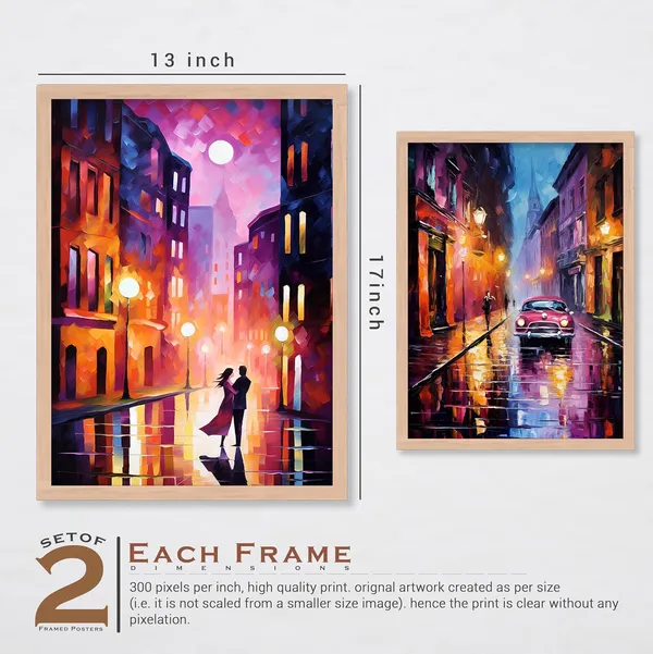 ARTELLY_Painting_For_Wall_Decoration_-_Wall_Painting_For_Living_Room_-_Aesthetic_Poster_Frames_Bedroom_Office_Wall_Decor_Framed_(Set_of_4)_(Large,_Modern_Art_5)