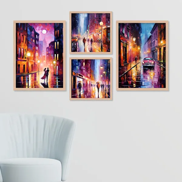 ARTELLY_Painting_For_Wall_Decoration_-_Wall_Painting_For_Living_Room_-_Aesthetic_Poster_Frames_Bedroom_Office_Wall_Decor_Framed_(Set_of_4)_(Large,_Modern_Art_5)