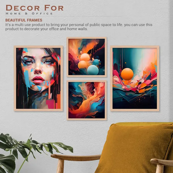 ARTELLY_Wall_Painting_For_Living_Room_Bedroom_-_Framed_Wall_Art_-_Painting_For_Wall_Decoration_-_Office_Frames_For_Wall_Decor_(Set_Of_4)_(Medium,_Modern_4)