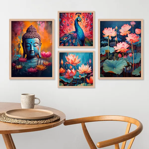 ARTELLY_Wall_Painting_For_Living_Room_-_Painting_For_Wall_Decoration_-_Frames_For_Wall_Decor_-_Framed_Posters_For_Bedroom_(Set_of_4)_(Medium,_Artwork_7)