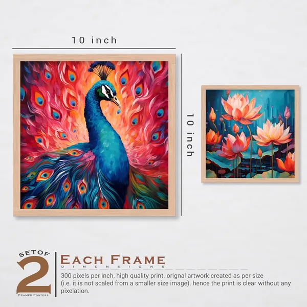ARTELLY_Wall_Painting_For_Living_Room_-_Painting_For_Wall_Decoration_-_Frames_For_Wall_Decor_-_Framed_Posters_For_Bedroom_(Set_of_4)_(Medium,_Artwork_7)