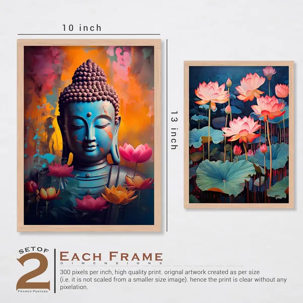 ARTELLY_Wall_Painting_For_Living_Room_-_Painting_For_Wall_Decoration_-_Frames_For_Wall_Decor_-_Framed_Posters_For_Bedroom_(Set_of_4)_(Medium,_Artwork_7)