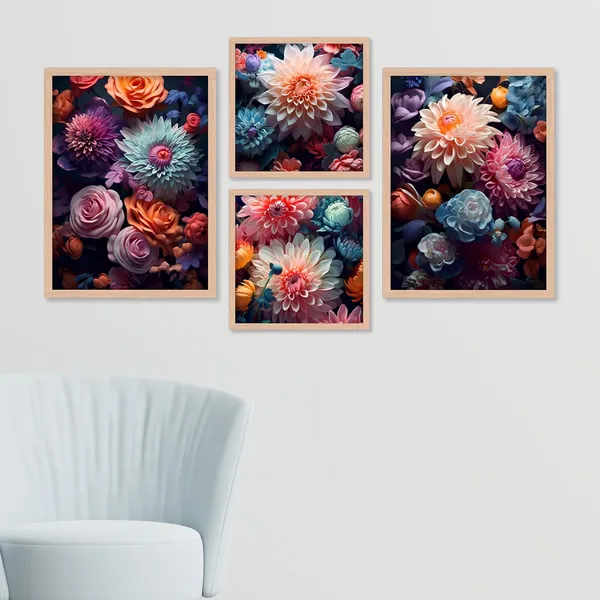 ARTELLY_Painting_For_Home/Wall_Decoration_-_Wall_Painting_For_Living_Room_Bedroom_Framed_-_Frames_For_Office_Wall_Decor_(Set_of_4)_(Large,_Artwork_3)