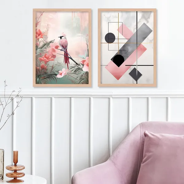ARTELLY_Painting_For_Home/Wall_Decoration_-_Wall_Painting_For_Living_Room_Bedroom_Framed_-_Frames_For_Office_Wall_Decor_(Set_of_4)_(Large,_Artwork_6)