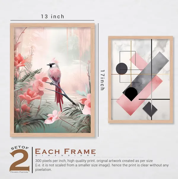 ARTELLY_Painting_For_Home/Wall_Decoration_-_Wall_Painting_For_Living_Room_Bedroom_Framed_-_Frames_For_Office_Wall_Decor_(Set_of_4)_(Large,_Artwork_6)
