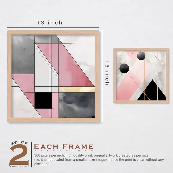 ARTELLY_Painting_For_Home/Wall_Decoration_-_Wall_Painting_For_Living_Room_Bedroom_Framed_-_Frames_For_Office_Wall_Decor_(Set_of_4)_(Large,_Artwork_6)