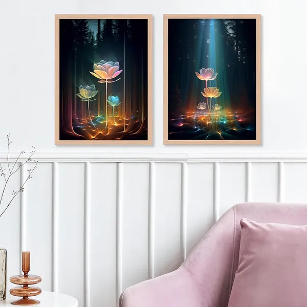 ARTELLY_Painting_For_Home/Wall_Decoration_-_Wall_Painting_For_Living_Room_Bedroom_Framed_-_Frames_For_Office_Wall_Decor_(Set_of_4)_(Large,_Artwork_2)