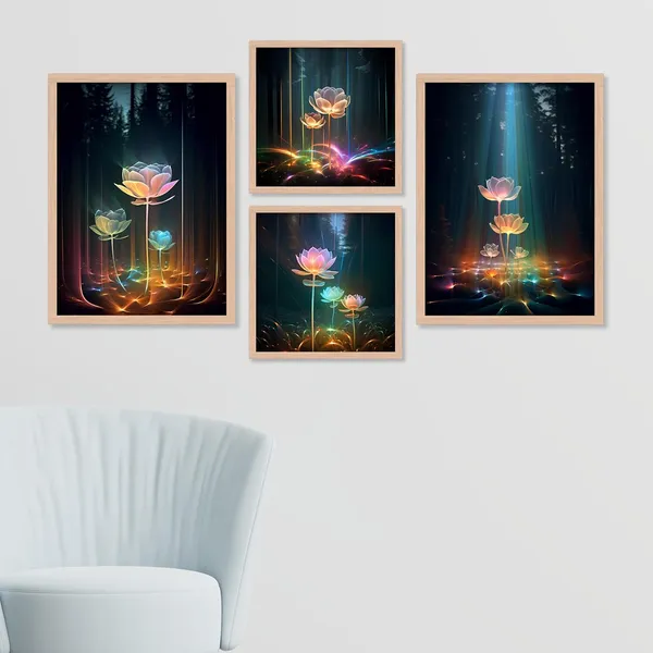 ARTELLY_Painting_For_Home/Wall_Decoration_-_Wall_Painting_For_Living_Room_Bedroom_Framed_-_Frames_For_Office_Wall_Decor_(Set_of_4)_(Large,_Artwork_2)