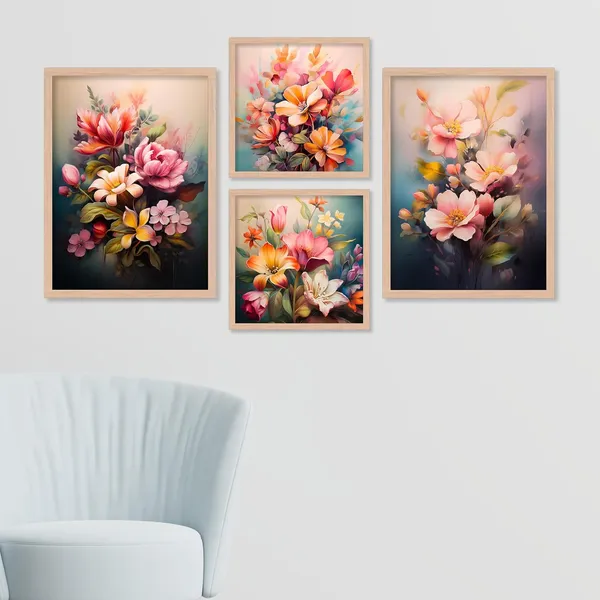 ARTELLY_Painting_For_Home/Wall_Decoration_-_Wall_Painting_For_Living_Room_Bedroom_Framed_-_Frames_For_Office_Wall_Decor_(Set_of_4)_(Large,_Artwork_1)