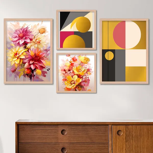 ARTELLY_Painting_For_Home/Wall_Decoration_-_Wall_Painting_For_Living_Room_Bedroom_Framed_-_Frames_For_Office_Wall_Decor_(Set_of_4)_(Large,_Artwork_8)