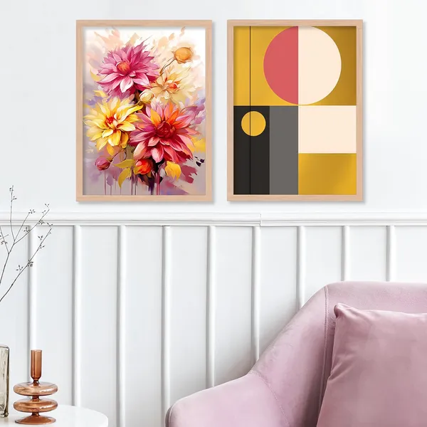 ARTELLY_Painting_For_Home/Wall_Decoration_-_Wall_Painting_For_Living_Room_Bedroom_Framed_-_Frames_For_Office_Wall_Decor_(Set_of_4)_(Large,_Artwork_8)
