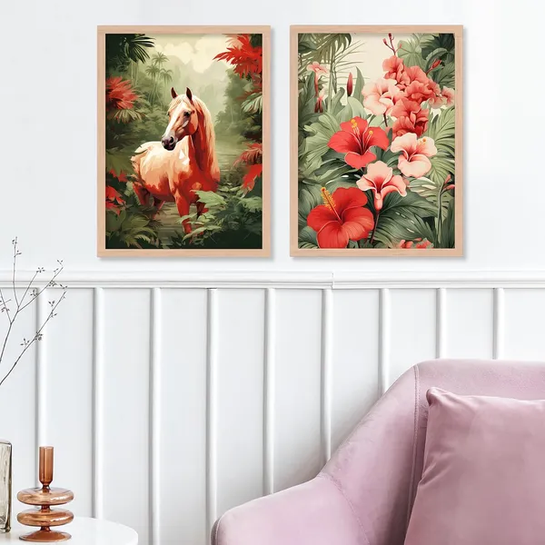 ARTELLY_Painting_For_Home/Wall_Decoration_-_Wall_Painting_For_Living_Room_Bedroom_Framed_-_Frames_For_Office_Wall_Decor_(Set_of_4)_(Large,_Artwork_7)