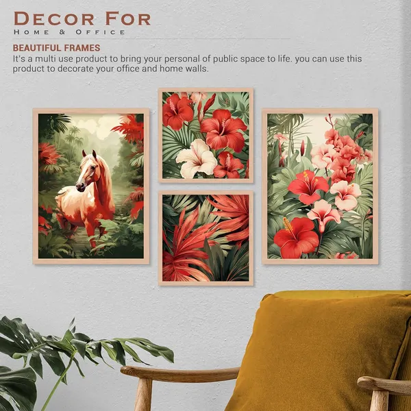 ARTELLY_Painting_For_Home/Wall_Decoration_-_Wall_Painting_For_Living_Room_Bedroom_Framed_-_Frames_For_Office_Wall_Decor_(Set_of_4)_(Large,_Artwork_7)