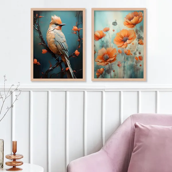 ARTELLY_Painting_For_Home/Wall_Decoration_-_Wall_Painting_For_Living_Room_Bedroom_Framed_-_Frames_For_Office_Wall_Decor_(Set_of_4)_(Large,_Artwork_5)