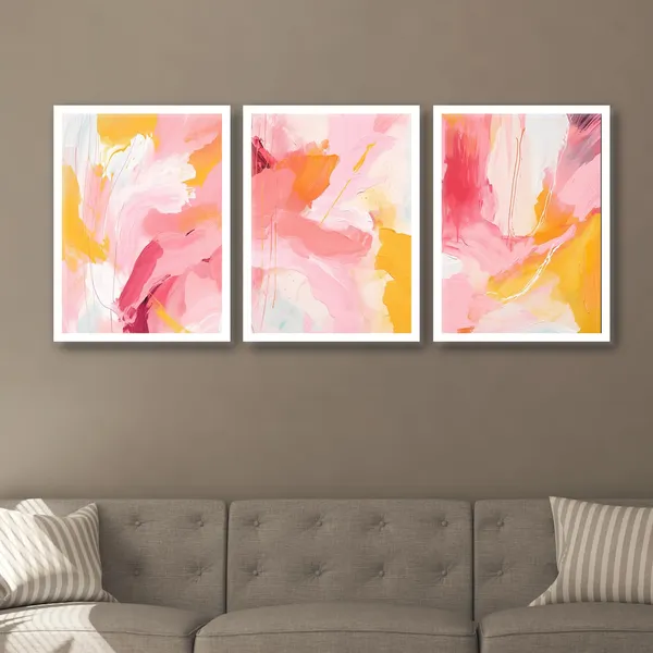 ARTELLY_Framed_Painting_For_Wall_Decoration_-_Wall_Painting_For_Living_Room_Bedroom_-_Frames_For_Wall_Decor_(Set_of_3,_White)_(Large_(13x17inch),_ART_3)