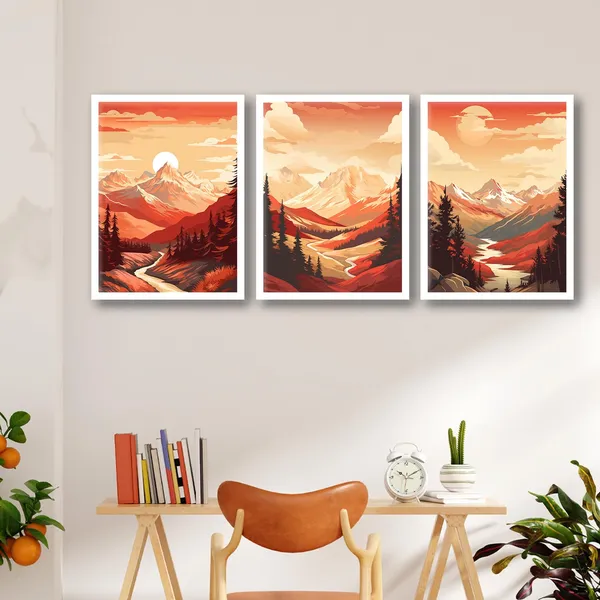 ARTELLY_Framed_Painting_For_Wall_Decoration_-_Wall_Painting_For_Living_Room_Bedroom_-_Frames_For_Wall_Decor_(Set_of_3,_White)_(Large_(13x17inch),_ART_8)