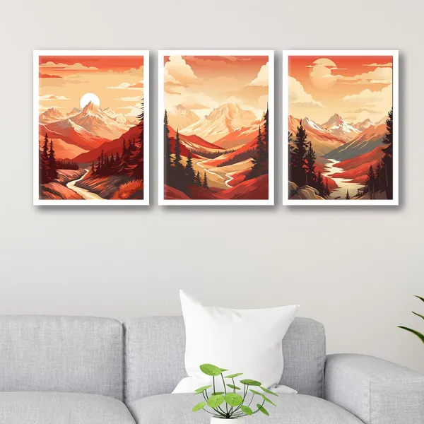 ARTELLY_Framed_Painting_For_Wall_Decoration_-_Wall_Painting_For_Living_Room_Bedroom_-_Frames_For_Wall_Decor_(Set_of_3,_White)_(Large_(13x17inch),_ART_8)