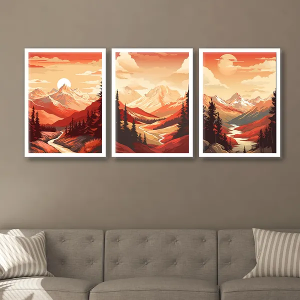 ARTELLY_Framed_Painting_For_Wall_Decoration_-_Wall_Painting_For_Living_Room_Bedroom_-_Frames_For_Wall_Decor_(Set_of_3,_White)_(Large_(13x17inch),_ART_8)
