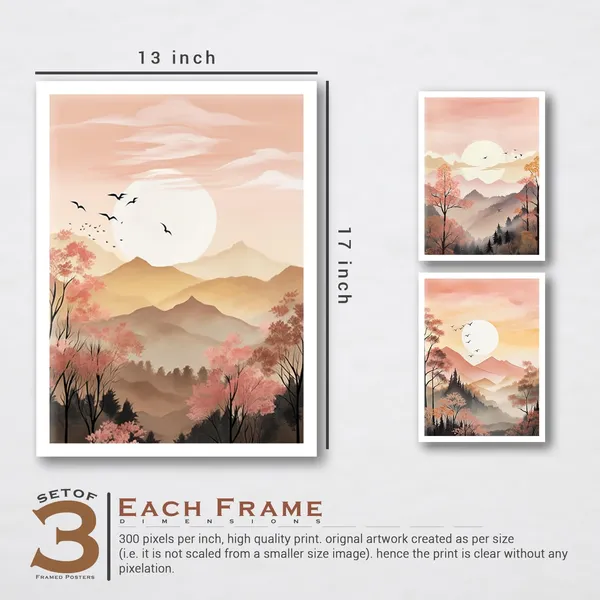 ARTELLY_Framed_Painting_For_Wall_Decoration_-_Wall_Painting_For_Living_Room_Bedroom_-_Frames_For_Wall_Decor_(Set_of_3,_White)_(Large_(13x17inch),_ART_7)