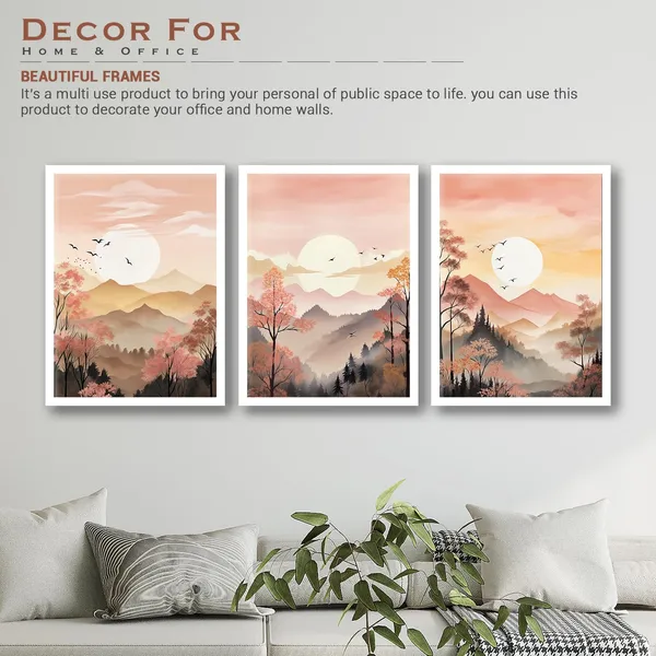 ARTELLY_Framed_Painting_For_Wall_Decoration_-_Wall_Painting_For_Living_Room_Bedroom_-_Frames_For_Wall_Decor_(Set_of_3,_White)_(Large_(13x17inch),_ART_7)