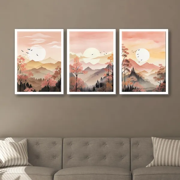ARTELLY_Framed_Painting_For_Wall_Decoration_-_Wall_Painting_For_Living_Room_Bedroom_-_Frames_For_Wall_Decor_(Set_of_3,_White)_(Large_(13x17inch),_ART_7)