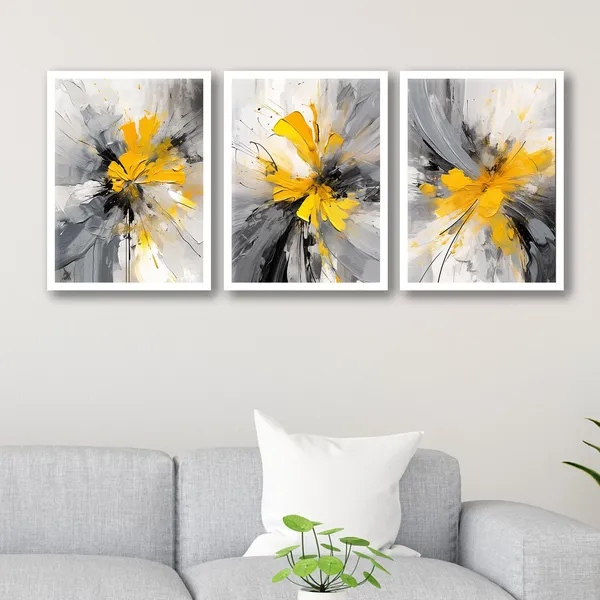 ARTELLY_Framed_Painting_For_Wall_Decoration_-_Wall_Painting_For_Living_Room_Bedroom_-_Frames_For_Wall_Decor_(Set_of_3,_White)_(Large_(13x17inch),_ART_6)