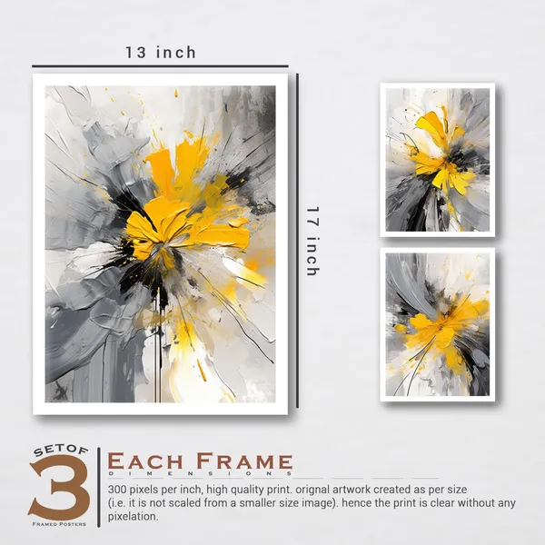 ARTELLY_Framed_Painting_For_Wall_Decoration_-_Wall_Painting_For_Living_Room_Bedroom_-_Frames_For_Wall_Decor_(Set_of_3,_White)_(Large_(13x17inch),_ART_6)