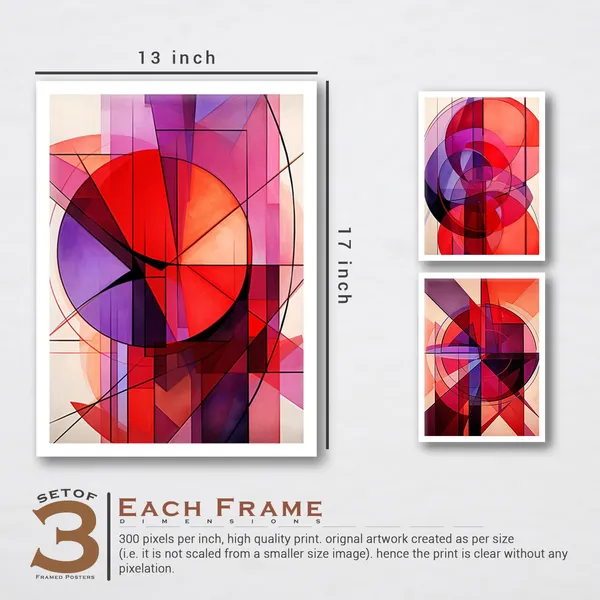 ARTELLY_Framed_Painting_For_Wall_Decoration_-_Wall_Painting_For_Living_Room_Bedroom_-_Frames_For_Wall_Decor_(Set_of_3,_White)_(Large_(13x17inch),_ART_10)