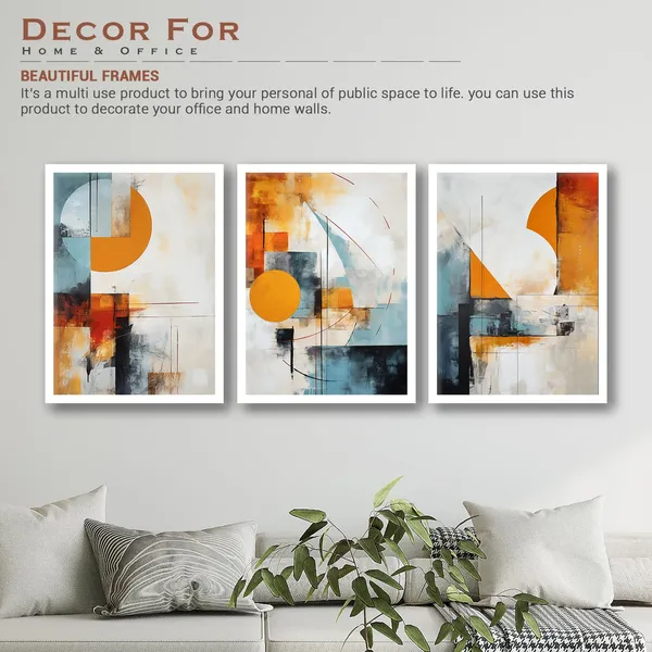 ARTELLY_Framed_Painting_For_Wall_Decoration_-_Wall_Painting_For_Living_Room_Bedroom_-_Frames_For_Wall_Decor_(Set_of_3,_White)_(Large_(13x17inch),_ART_4)