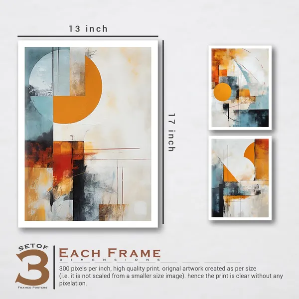 ARTELLY_Framed_Painting_For_Wall_Decoration_-_Wall_Painting_For_Living_Room_Bedroom_-_Frames_For_Wall_Decor_(Set_of_3,_White)_(Large_(13x17inch),_ART_4)