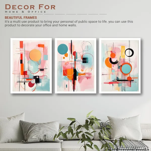 ARTELLY_Framed_Painting_For_Wall_Decoration_-_Wall_Painting_For_Living_Room_Bedroom_-_Frames_For_Wall_Decor_(Set_of_3,_White)_(Large_(13x17inch),_ART_2)