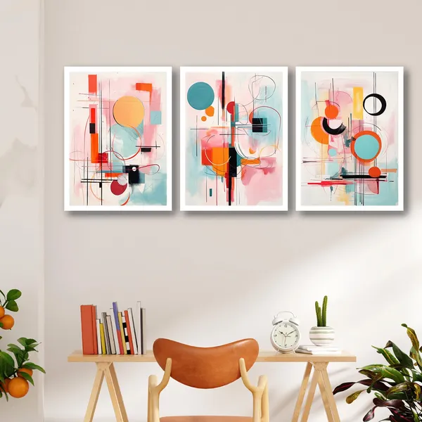ARTELLY_Framed_Painting_For_Wall_Decoration_-_Wall_Painting_For_Living_Room_Bedroom_-_Frames_For_Wall_Decor_(Set_of_3,_White)_(Large_(13x17inch),_ART_2)