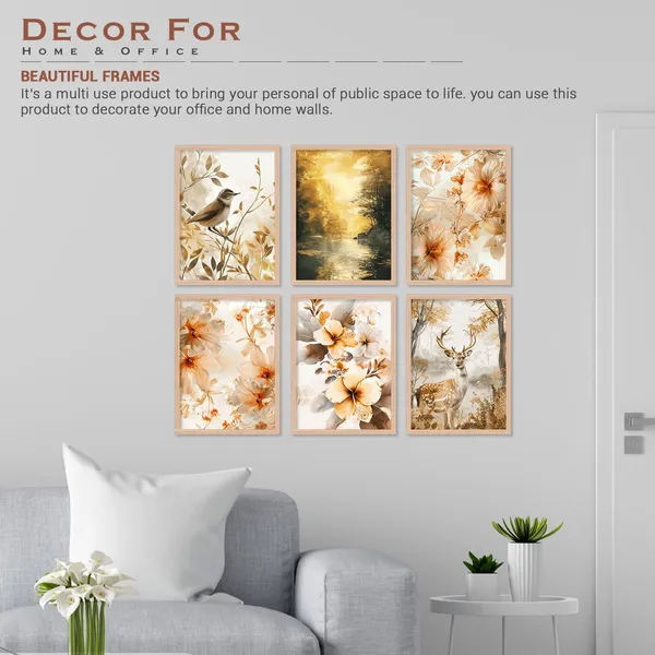 ARTELLY_Golden_Bird_Luxury_Wall_Painting_For_Living_Room_Bedroom_Leaf_Wall_Frames_For_Office_Decor_-_Leaves_Painting_For_Wall_Decoration_(Medium_(10x13inch),_ART_6)