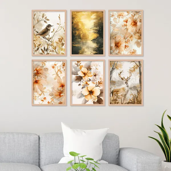 ARTELLY_Golden_Bird_Luxury_Wall_Painting_For_Living_Room_Bedroom_Leaf_Wall_Frames_For_Office_Decor_-_Leaves_Painting_For_Wall_Decoration_(Medium_(10x13inch),_ART_6)