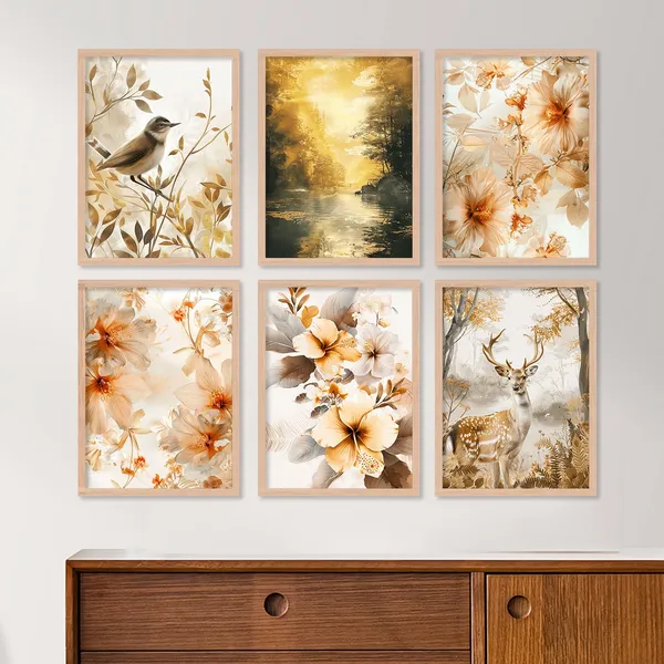 ARTELLY_Golden_Bird_Luxury_Wall_Painting_For_Living_Room_Bedroom_Leaf_Wall_Frames_For_Office_Decor_-_Leaves_Painting_For_Wall_Decoration_(Medium_(10x13inch),_ART_6)