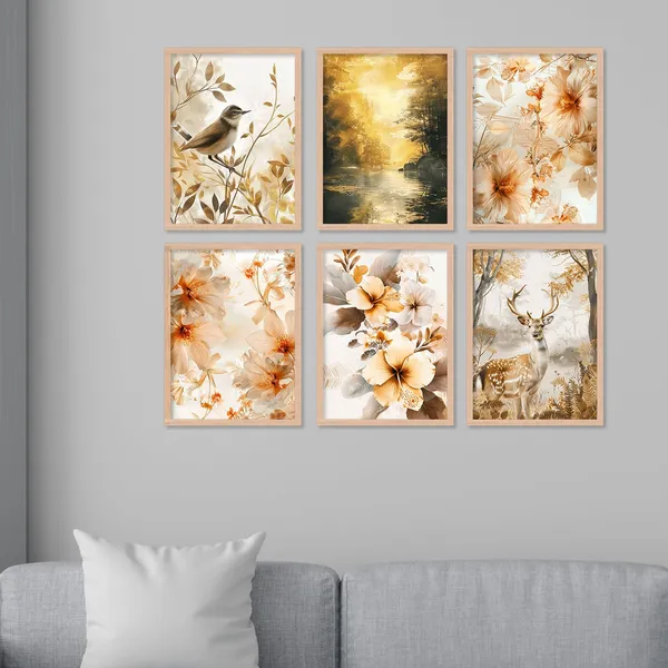 ARTELLY_Golden_Bird_Luxury_Wall_Painting_For_Living_Room_Bedroom_Leaf_Wall_Frames_For_Office_Decor_-_Leaves_Painting_For_Wall_Decoration_(Medium_(10x13inch),_ART_6)